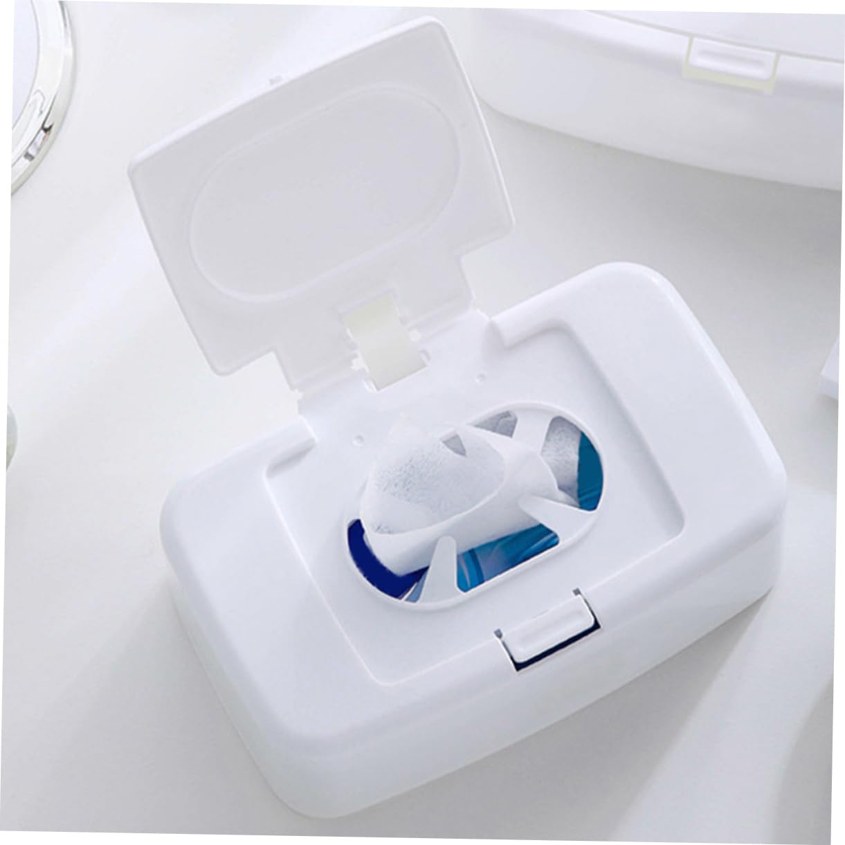 Alipis 8 Pièces Boîte De Rangement Décorer Lingettes pour Bébé Distributeur De Lingettes Portable Distributeur De Mouchoirs Humides Porte-Lingettes Porte-Mouchoirs Humides Rangement De