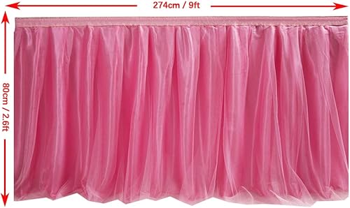 Miniatura 2 de Falda para mesa de tutú de tul, decoración de mesa rectangular o redonda para fiesta de boda, dama de honor, hermana, disfraz, moda de lujo,