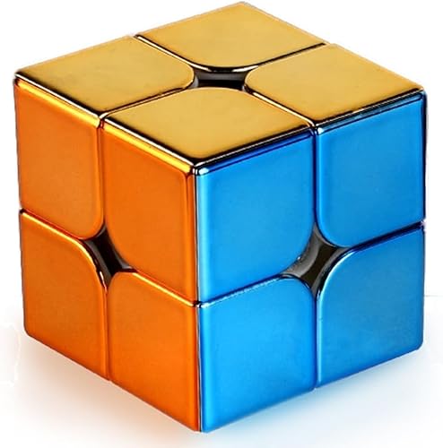 Shengshou Legend 2x2 Tipo de chapado metálico 2x2x2 Speed Cube - Magnético