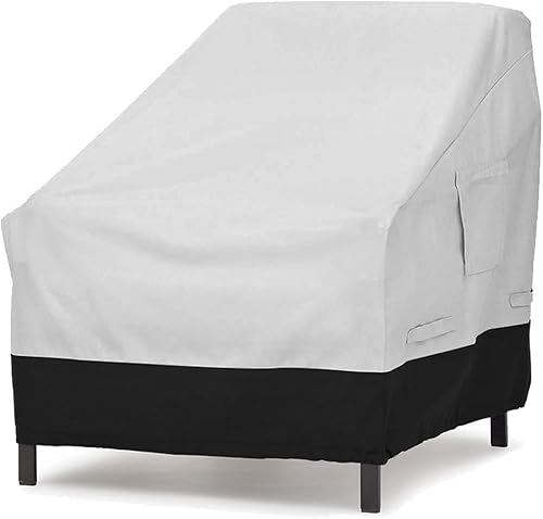 Funda para silla de patio, silla de patio, funda para silla de club, funda de asiento grande (38 x 31 x 30 pulgadas)