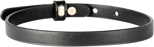 HEXALOVA Black Choker Necklace for Women, Pu Leather Choker, Goth Collar Necklace Adjustable 12.2"-16.0", Punk Gothic Jewelry (Simple)