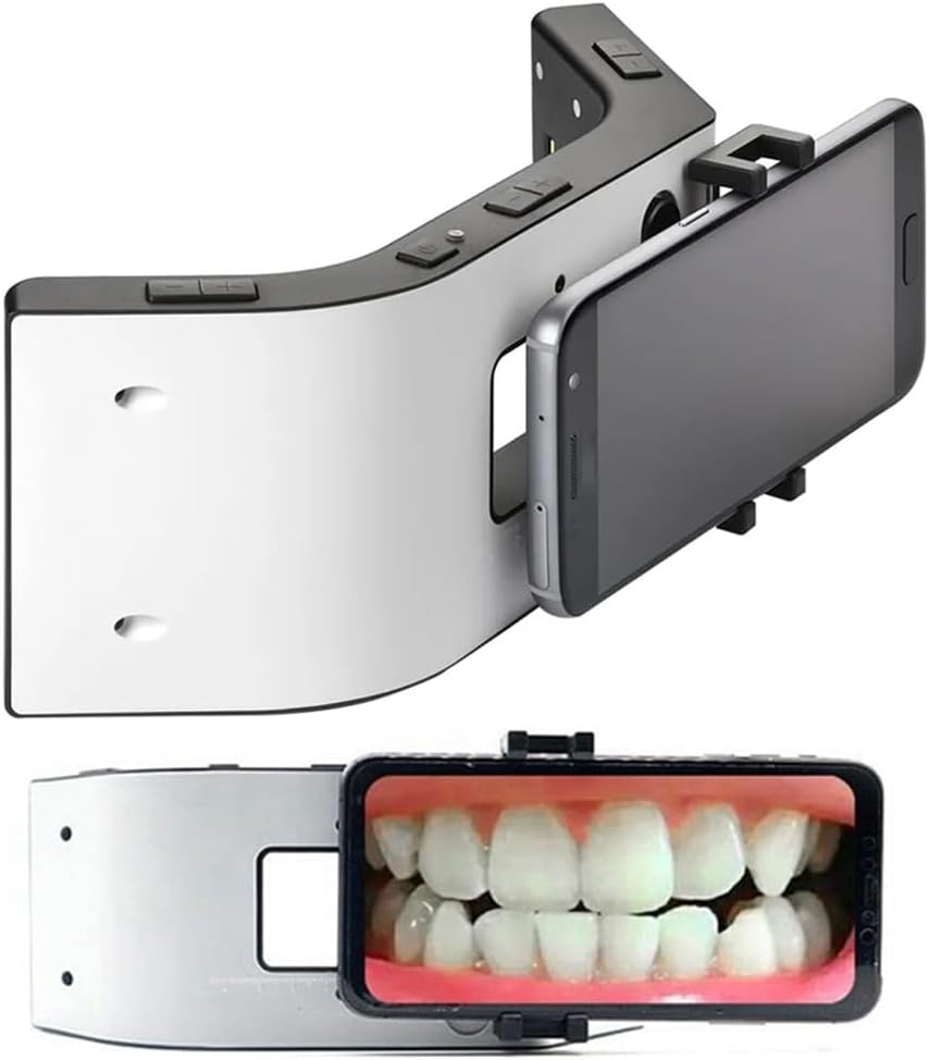 Mobile Dental Photography Light, Dental Photography Filling Light with 20 LED Lights Dental Photography Aid 6000-6500K Adjustable