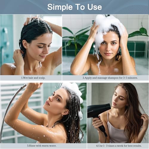 Anti Schuppen Shampoo Herren/Frauen,Teebaumöl Pilz Shampoo mit Natürliche Kräuterextrakte,Wirksame Linderung von Schuppenflechte Kopfhaut,Fettige Schuppen,Trockene Juckende Kopfhaut,Entzündungen 120ml
