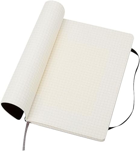 Miniatura 6 de Moleskine MSL14 - Cuaderno clásico de tapa blanda a rayas, 8 1/4 x 5, cubierta negra, 192 hojas