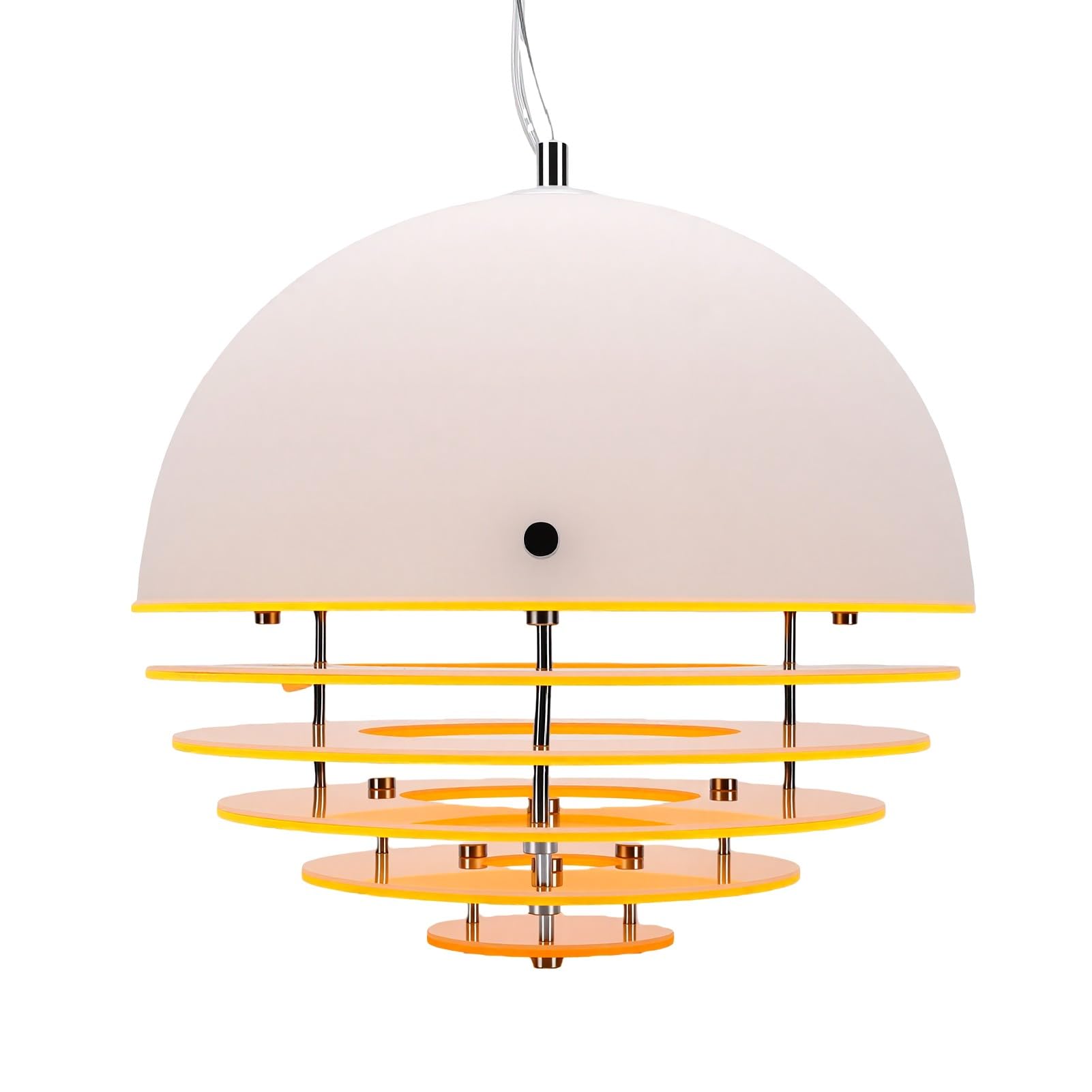 FTVOGUE Lampada Pendant per Cura degli Occhi, Globus Fixture Cablata, 1 | Luce calda ad alta luminosità, Riduce l\'affaticamento degli occhi, Arredamento moderno ed elegante, Compatibile con