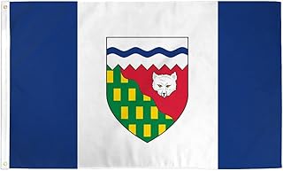 AZ FLAG - Northwest Territories Flag - 3x5 Ft - 100D Polyester Canada - Canadian Northwest Territorian Banner with Two Metal Grommets - Fade Resistant - Vivid Colors - 3' x 5' Feet - 150x90 Cm