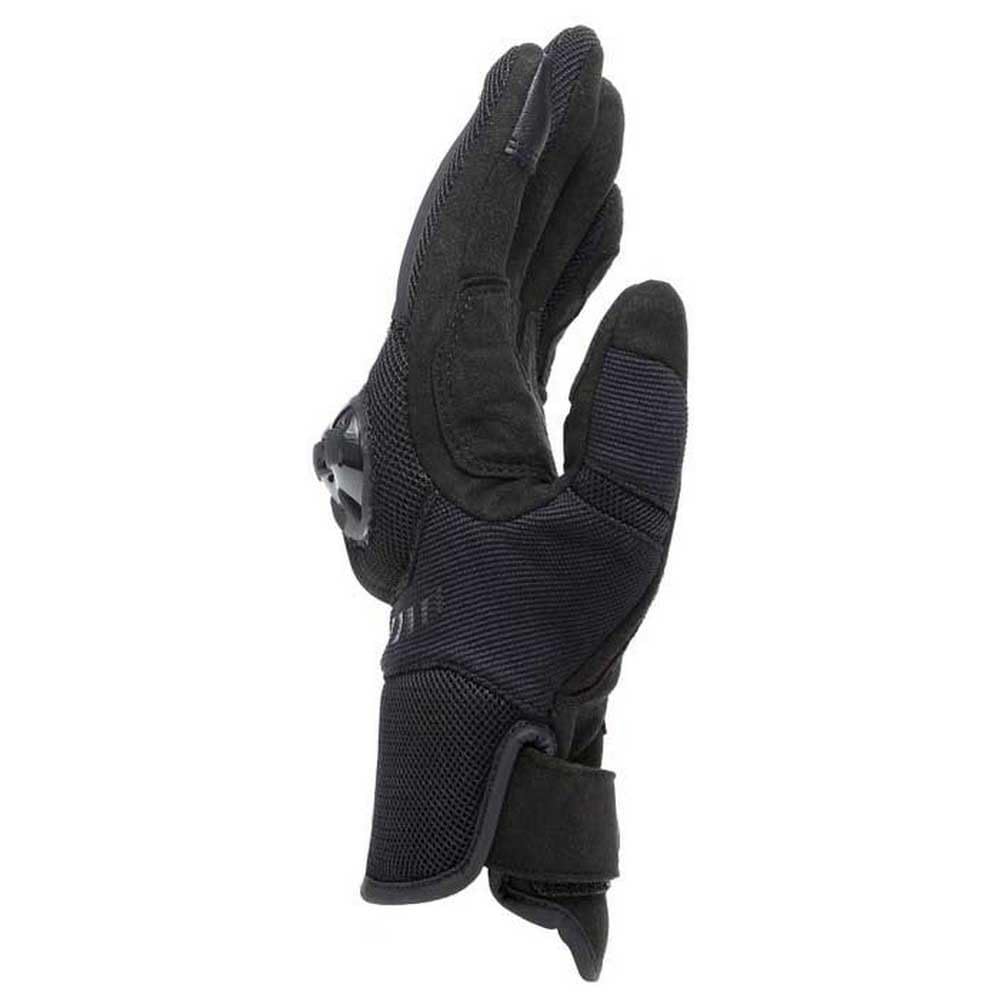 Dainese Mig 3 Air Tex, letnie rękawice motocyklowe, męskie, czarne/czarne, XS