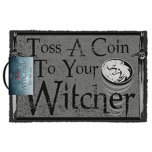 Pyramid Fußmatte, Motiv The Witcher Toss a Coin