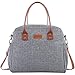 HSicily Lunch Bags for Women Men, Large Capacity Durable Insulated Lunch Box with Vintage Bronze accessories, Leakproof Cooler bag Tote bag Lunch Container for Work School Picnic Travel Camping Beach