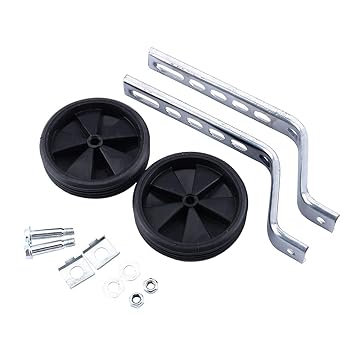 Bicycle Wheel, Bike Auxiliary Wheel Easy Installment Stable Metal 12