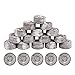 100 sztuk granulki torfowe, 3,5 cm (1,18") podstawowe plugi Jiffy Plant Starter Plugs, ziemia do kwiatów, tabletki kokosowe, oddychające nawilżające włókna torfowe na zioła, rośliny, kwiaty