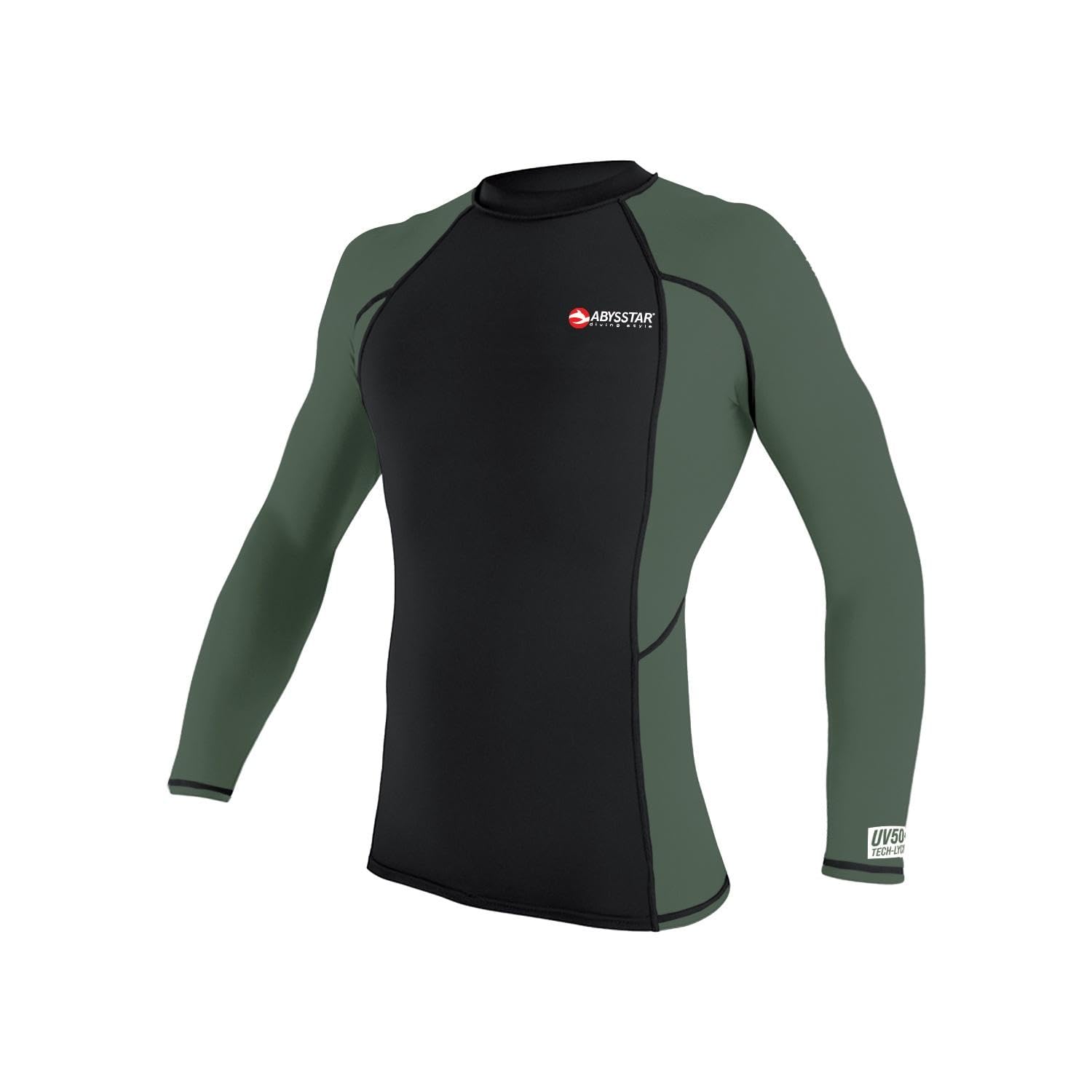 Abysstar Rash Guard Long Sleeve Lycra Men - Malibu #XL