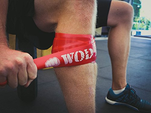 Wod Nation Muscle Floss Bands Recovery Band For Tack And Flossing Sore Muscles And Increasing Mobility : Stretch Band Includes Carrying Case (1 Red) #TOP7