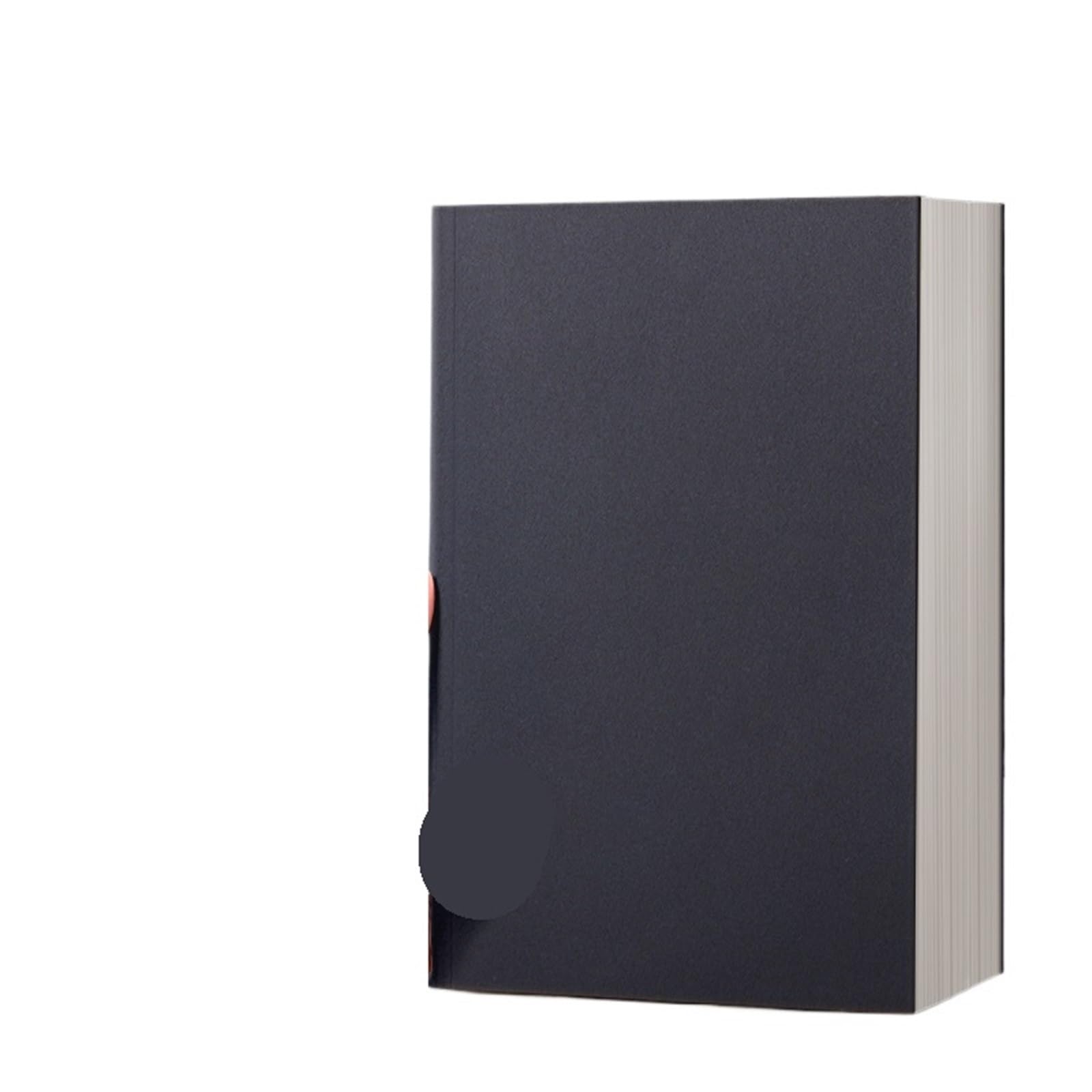 Notizblock Notizbuch B5 Dickes Notizbuch A5 Minimalistisch for Studenten A4 Ultradickes Blanko-Notizbuch, Papier-Notizbuch, horizontal(A5 Black 1)