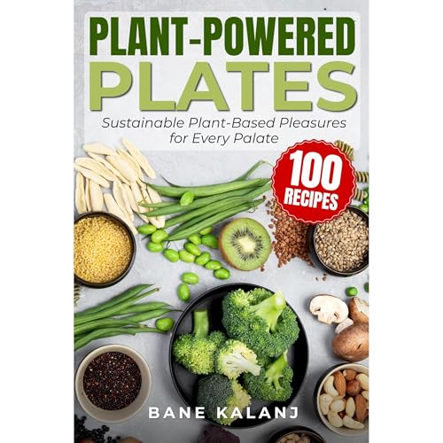 Plant-Powered Plates Audiolibro Por Bane Kalanj arte de portada