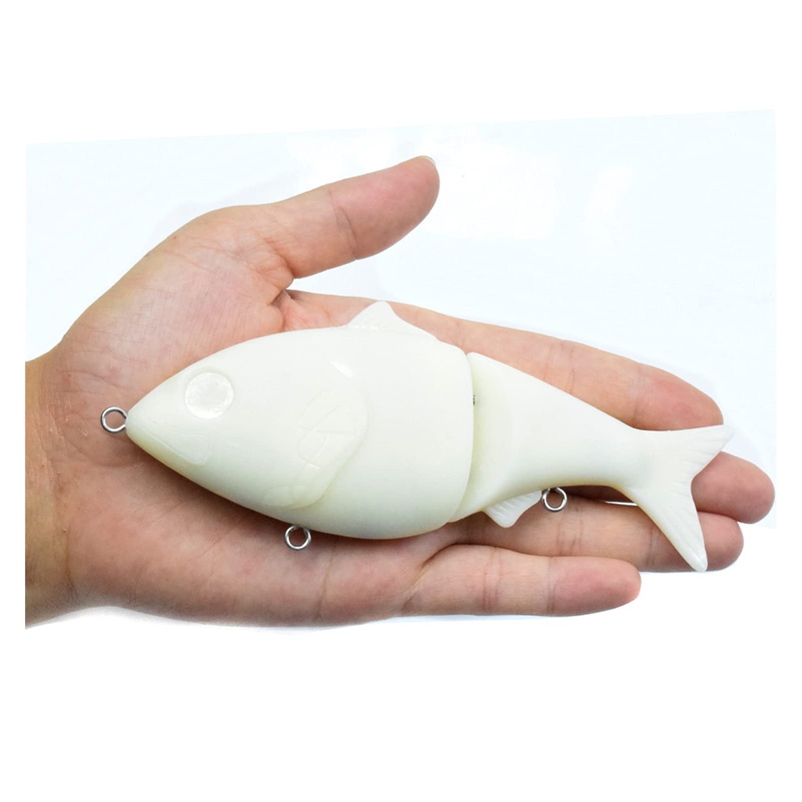 Kit d'appâts de Pêche Leurres de pêche Non peintes Glide Bait Lure Hard Blank Wobbler Slider Swaybait Pêche Tackle 13cm Leurres de Pêche