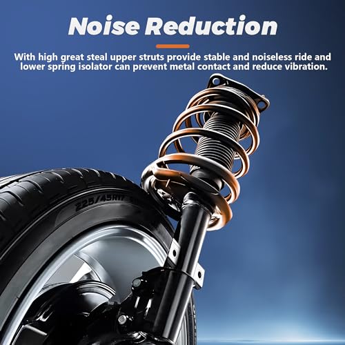 KUIPERAUTO 171953 171954 Rear Struts Complete Assembly Compatible for 1998-2002 Chevy Prizm / 1993-2002 Toyota Corolla / 1993-1997 Geo Prizm 2PCS (Left and Right) Rear Shocks Absorbers