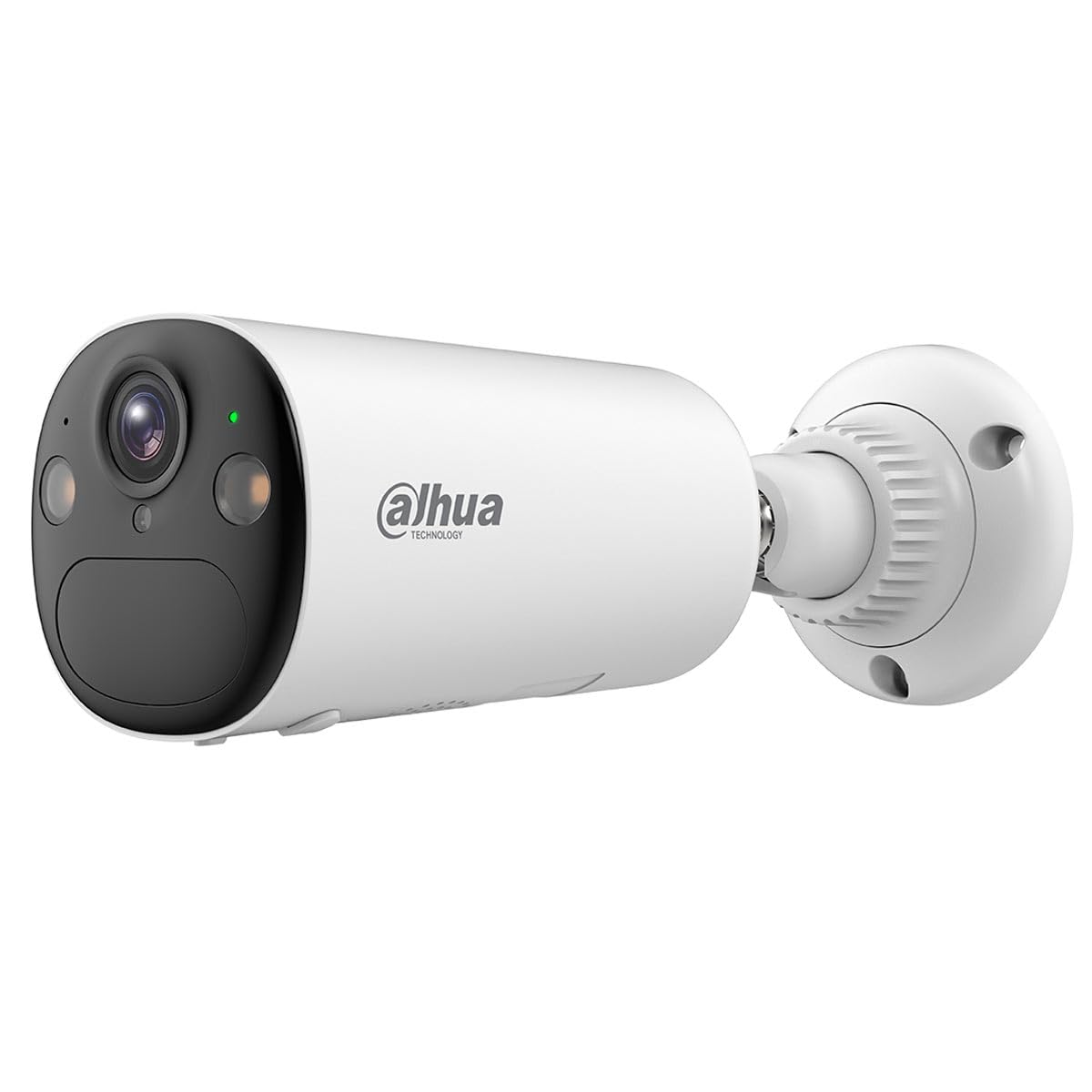 Dahua Apollo Bullet C1 4MP Kit Smart Telecamera di sicurezza Wi-Fi alimentato a batteria Dual Band con AOV, Wi-Fi 6, pannello solare incluso (bianco)