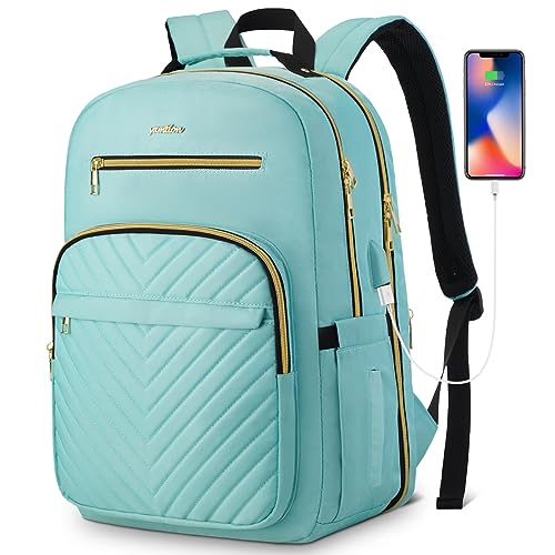 Sac à dos femme YAMTION vert clair pour ordinateur portable 15.6 pouces