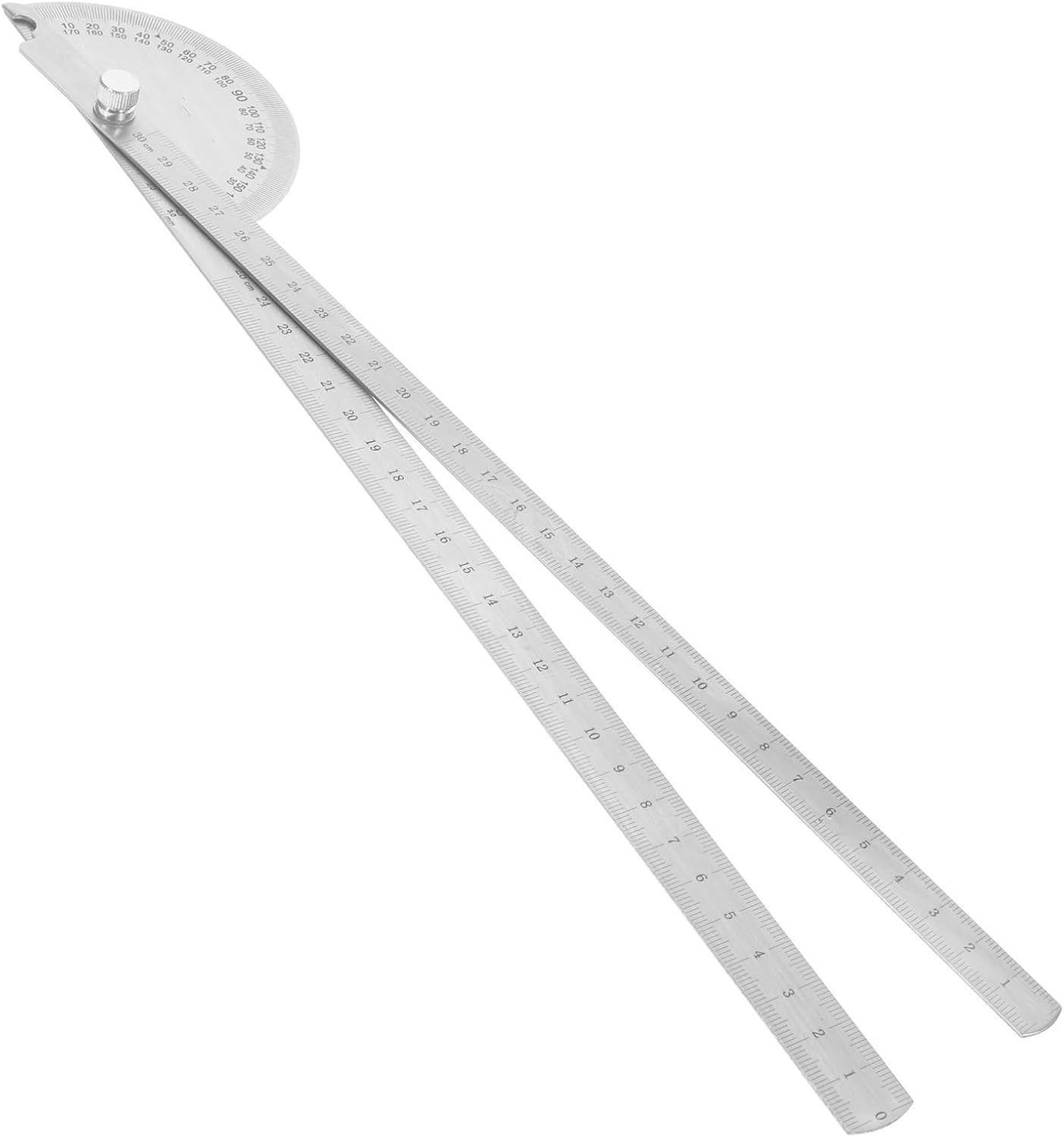 OUNONA Swing Arm Protractor for Woodworking Angle Measuring Tool for Precision Measurements Carpentry and Construction and Reliable Ruler