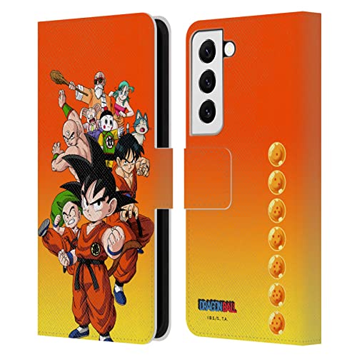 Protection Dragon Ball Samsung S22 5G étui cuir rabat portefeuille
