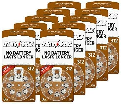 Duracell Hearing Aid Batteries Brown Size 312, 12 - View #12