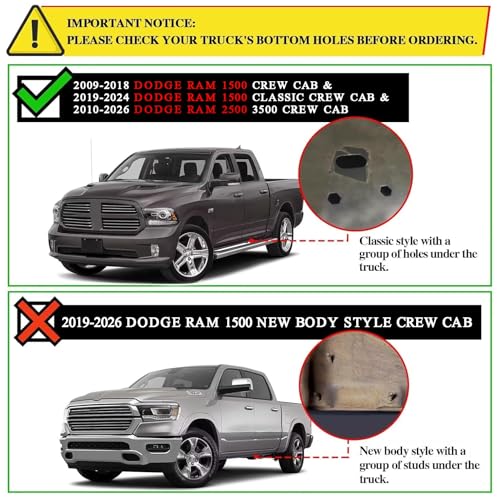 Estribos laterales para Dodge Ram 1500/2500/3500 2009-2026 miniatura 5