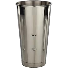 Stainless Steel Milkshake Mixing Cup, 30 oz Malt Cup for Ice Cream, Smoothies, Protein Shakes, Durable Metal Mixer Cup for Home and Commercial Use