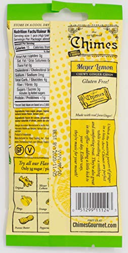 Chimes Meyer Lemon Ginger Chews, 1.5 Ounce (Pack Of 12) #TOP1