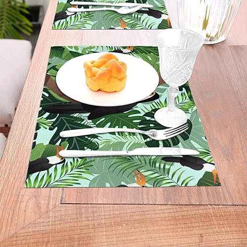 Set de table antidérapant et résistant à la chaleur en PVC x6 - 6