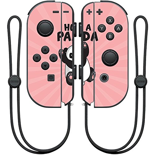 MightySkins Skin Compatible with Nintendo Joy-Con Controller â Hug A Panda | Protective, Durable, and Unique Vinyl Decal wrap Cover | Easy to Apply, Remove, and Change Styles | Made in The USA