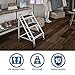 Cosco 3-Step Rolling Step Ladder, Grey