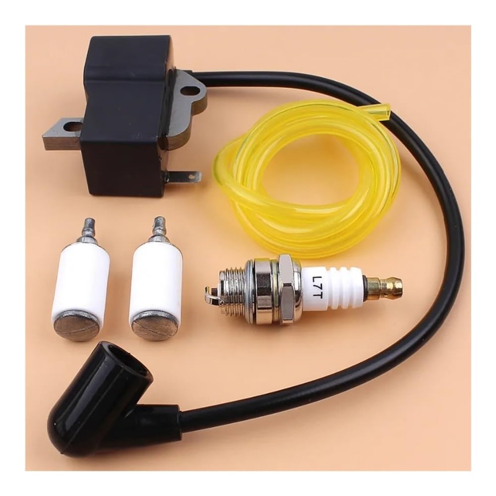 Bobine d'allumage et bougie pour débroussailleuse 125C 128R remplace 545046701