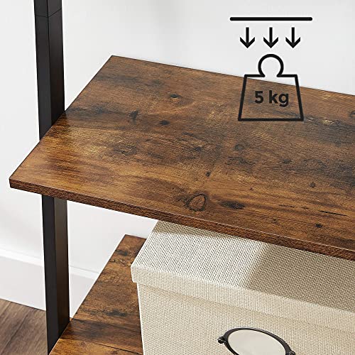 Image of VASAGLE Full Metal Bed Frame, 1100 lb Weight Capacity, No Box Spring Needed, Heavy-Duty Platform Bed with Under-Bed Storage, Mattress Retainers, 14 Inches Tall, Matte Black