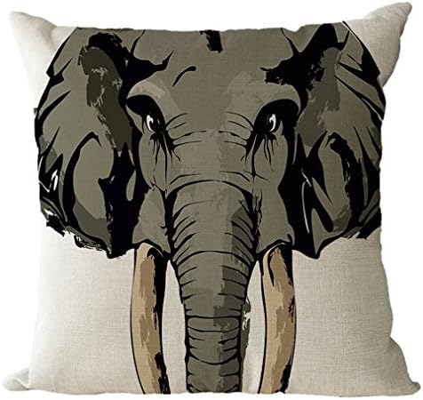 Nunubee Cotton Linen Cushions Cover Protectors 18x18In/45x45cm Pillowcase Throws Pillow Case Sofa Decoration