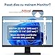IPROKKO 2 Stück 27 Zoll Computer Sichtschutzfolie for 16:9 Monitor, Abnehmbarer Sichtschutz Anti Blaulicht Blendschutz Blickschutzfolie Displayschutz Blickschutzfilter für 27zoll Hp Dell Acer Lenovo