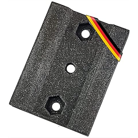 ULROAD T5 T6 T6.1 I 4 Stück Unterlage + Bohrung für VW Profilschienen für z.B. Multiflexboard oder Möbel Profilschiene Multivan Zubehör Innenraum Multivan Transporter California Führungshalter Cover