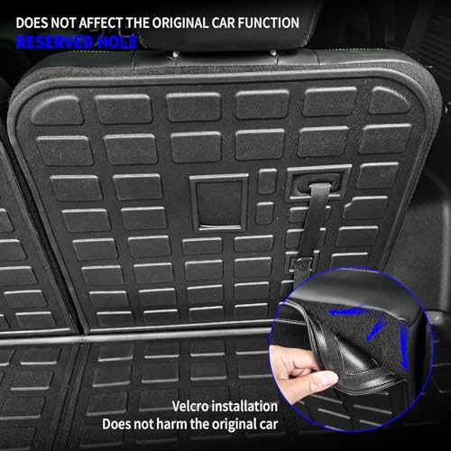 Rongtaod Cargo Mat Compatible with 2021-2025 2026 Kia Sorento Cargo Liner Trunk Mat TPE All Weather Back Seat Cover Protector 2024 Sorento Accessories (Trunk Mat with Backrest Mat) by Rongtaod - Image 5