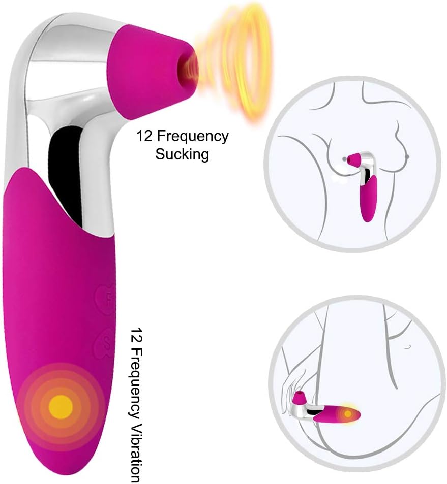 9 Speeds Vibration & Suction Women Massaging Simulated Oral Sucking Toy Soft Touch Internal Muscle Relaxation - Waterproof Tongue Vibrate Toy Massage Toy - for Women