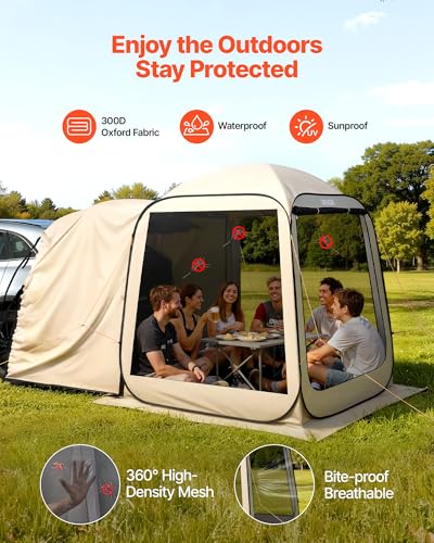VEVOR SUV Tailgate Tent 6x6