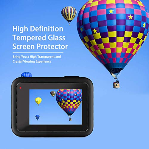 [6Pcs] Finest+ Screen Protector For Gopro Hero 8 Black Tempered Glass Screen Protector + Tempered Glass Lens Protector +Small Display Film For Go Pro Hero8 Action Camera #TOP5