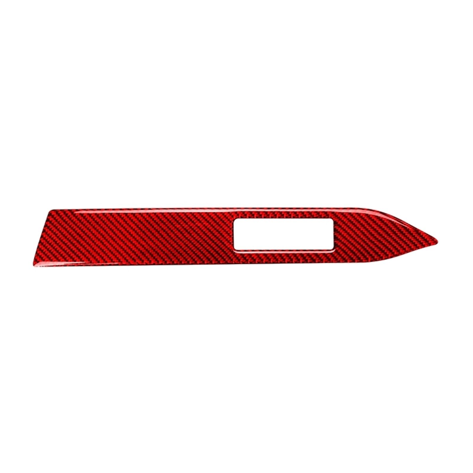 Car Interior Sticker for Mustang 2015-2021 Car Interior for Dashboard Decoration Strip Sticker Styling Trim Cover(Red(RHD))