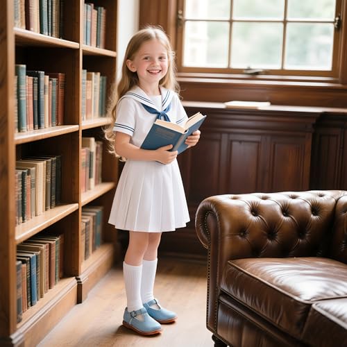 Image of Otter MOMO Toddler /Little Girls Mary Jane Slip-on School Uniform Party Dress Shoes