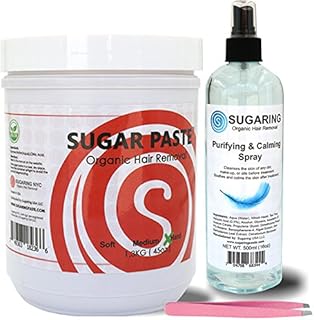 Sugaring NYC Hard Paste for Bikini, Brazilian, Underarms + Purifying & Calming Spray + Sugaring NYC Tweezer