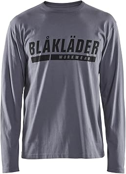 Blaklader Mens 3557 US White LS T-Shirt 355710421000