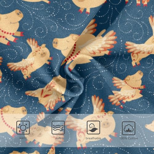 Boys' Exclusive Briefs Toddler Underwear 95% Combed Cotton Boxerbriefs 2T Flying Pig 83