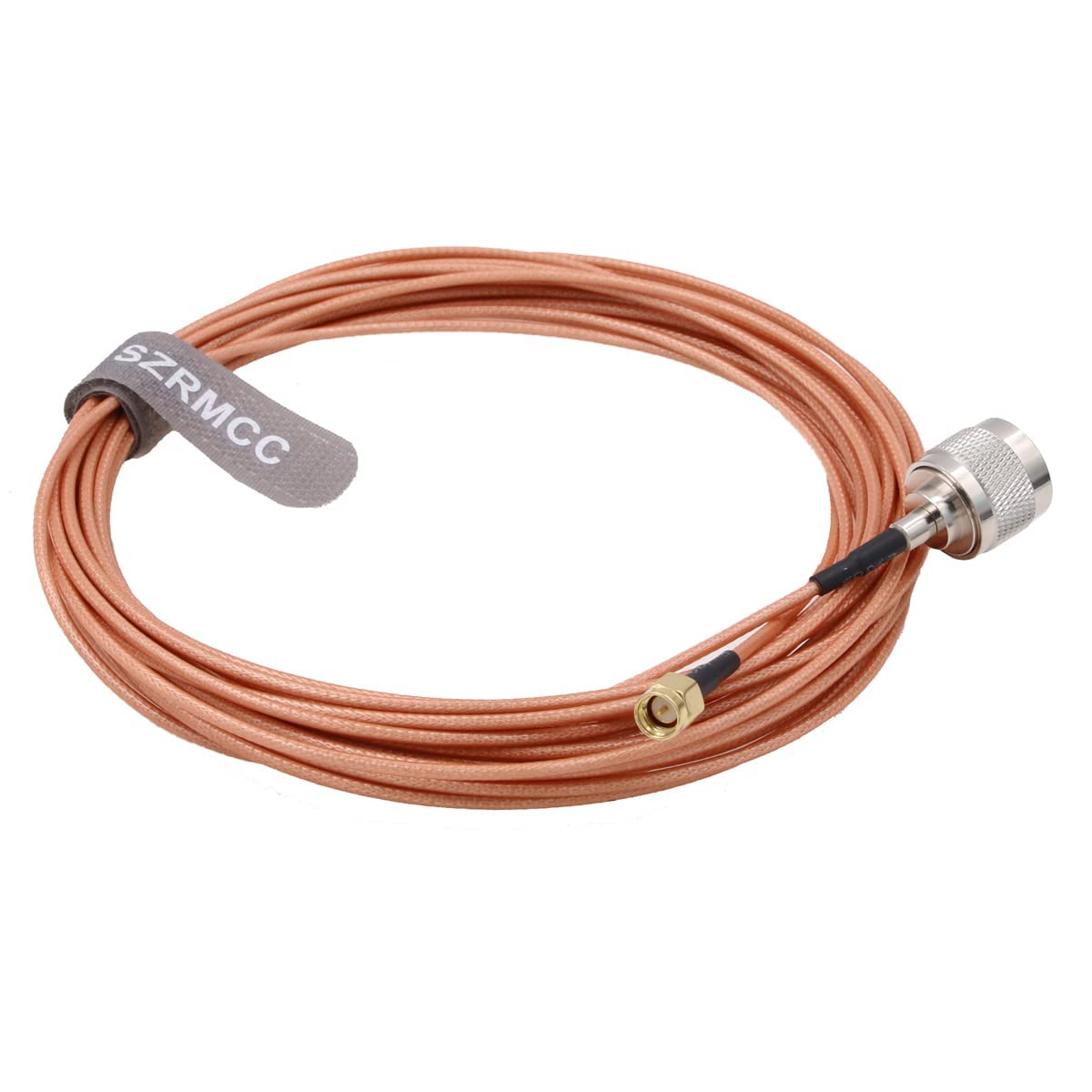 SZRMCC Cavo coassiale antenna SMA maschio a N maschio, connettore SMA maschio a N maschio, RG316 50 Ohm Extender Jumper line per modem router 4G LTE, radio Ham, GPS/WiFi (5 m)