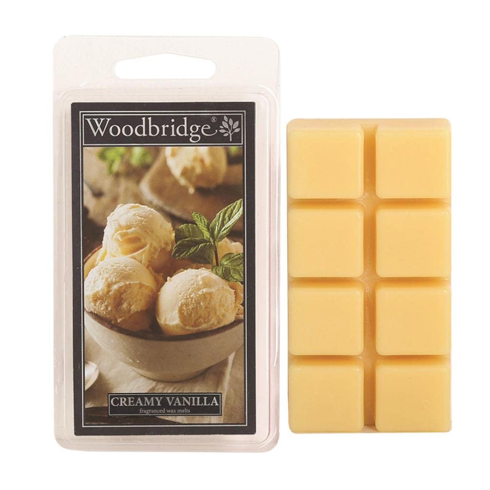 Woodbridge White Creamy Vanilla Wax Melts (Pack Of 8)