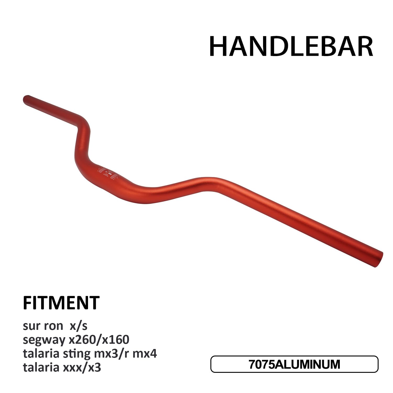 Amazon | IUVWISN オートバイ ハイテンハンドルバー78インチ 22mm ハンドルバー4mm 厚さ4mm CNC Surron Sur  Ron LBX Talaria Sting MX3R MX4 Talaria XXX X260 X160 E-Ride Pro 79 バイク ...