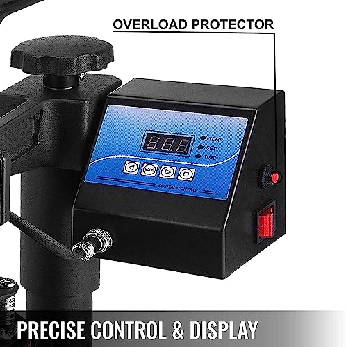 Heat Press 360 Degree Swing Away Heat Press Machine 8" miniatura 6